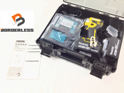 ☆未使用品☆makita マキタ 18V 充電式インパクトドライバー TD173DGXPY プレミアムイエロー LXT20周年記念カラー フルセット124973