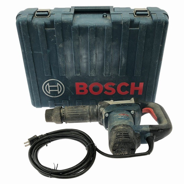 ☆中古品☆BOSCH ボッシュ 六角軸 破つりハンマー GSH5X アース棒アダプタ A-47276 ケース付 はつり機 ハツリ機137222 - 3