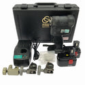 ☆中古品☆REX レッキス 9.6V コードレスフレア RF20N バッテリ2個(2.0Ah)充電器 パーツ ケース付 充電式フレアツール137219 - 3
