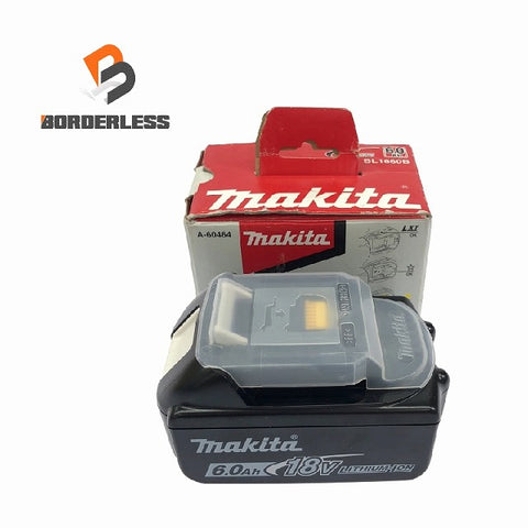 ☆極美品☆ makita マキタ 18V 6.0Ah 純正リチウムイオンバッテリー BL1860B LITHIUM-ION 急速 残量表示 電池 蓄電