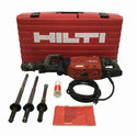 ☆中古品☆HILTI ヒルティ 100V 電動ハツリ機 TE905 ケース付 電動ハンマー コンクリートブレーカー はつり機 斫り機 破砕 粉砕130673 - 3