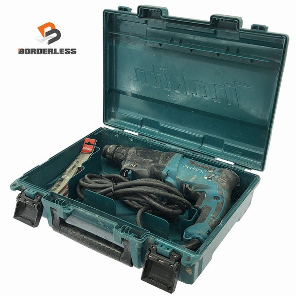 ☆中古品☆makita マキタ 100V 26mm ハンマドリル HR2601F ケース付 SDSプラス コード式 ハンマードリル 穴あけ 穿孔 電動工具135032 - 1