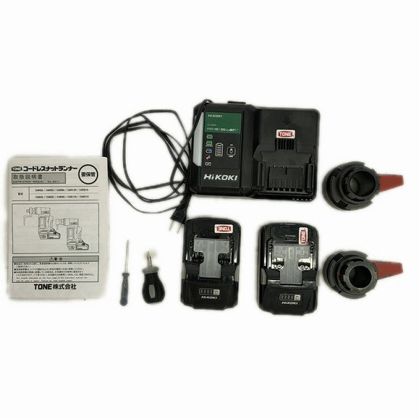 ☆未使用保管品☆TONE トネ コードレスナットランナー CNB120 バッテリー2個(BSL36B18)充電器 ケース135407 - 9