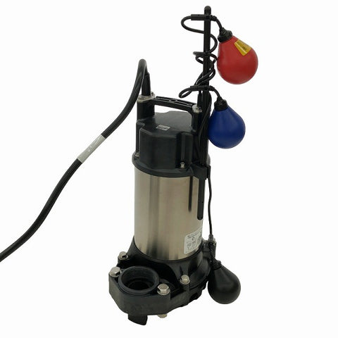 ☆未使用品☆川本製作所 カワペット 200V 60Hz 強化樹脂製排水水中ポンプ WUP4-506-0.75LN 自動交互型 排水ポンプ 川本ポンプ134915 - 0