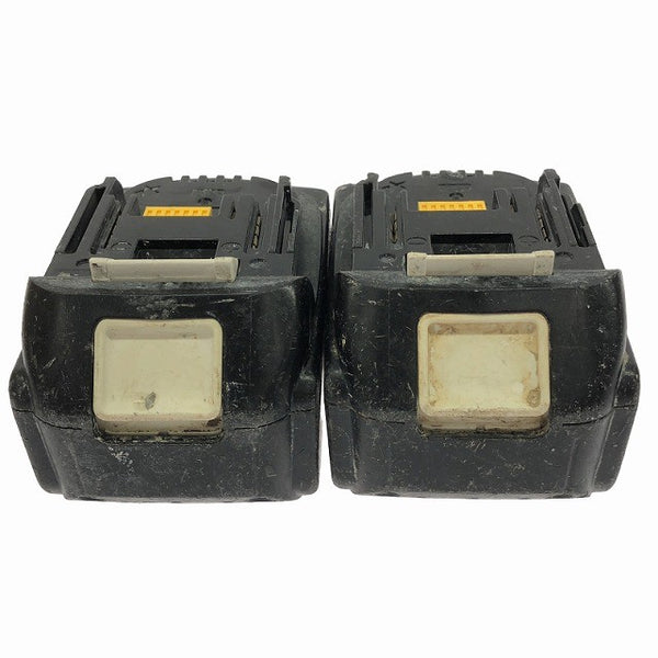 ☆中古品 76回と88回☆makita マキタ 18V 6.0Ah 純正 リチウムイオンバッテリー BL1860B(2個) 残量表示付 雪マーク138237 - 9
