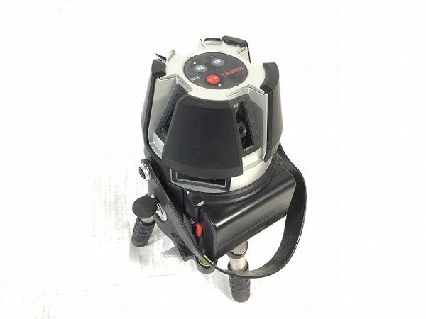 ☆中古品☆TAJIMA タジマ ブルーグリーンレーザー墨出し器 ZEROBL-KJC 受光器(RCV-G) バッテリ1個 ケース付116628 - 6