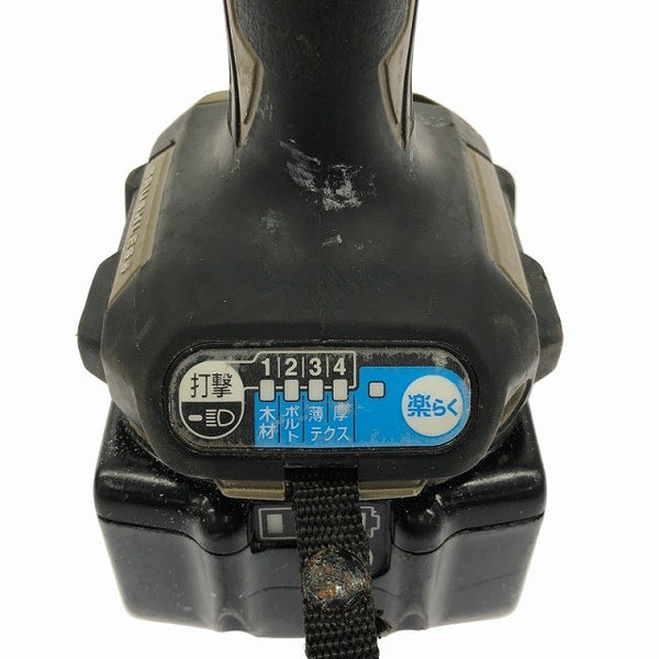 ☆中古品☆makita マキタ 充電式インパクトドライバー TD173D オリーブ バッテリ2個(BL1860B)付 コードレス バッテリー式120991 - 8