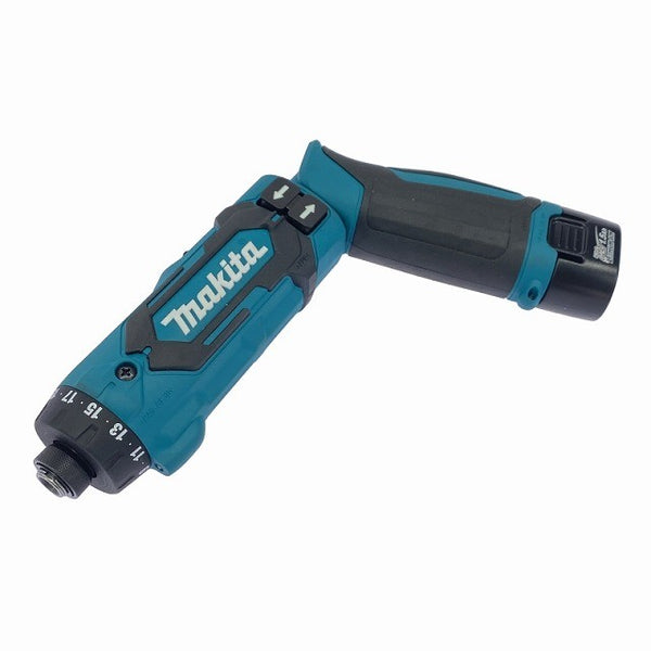 ☆極美品☆ makita マキタ 7.2V 充電式ペンドライバドリル DF012DSHX 青/ブルー バッテリー2個(1.5Ah)充電器+パーツ+ケース - 4