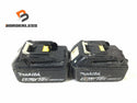 ☆中古品2個セット☆makita マキタ 18V 6.0Ah 純正リチウムイオンバッテリー BL1860B 急速充電対応 残量表示付 雪マーク129162 - 1