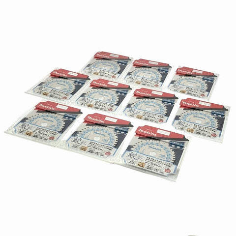 ☆未使用品10枚セット☆makita マキタ レーザースリットチップソー 鮫肌 A-67175 125mm 一般木材用 マルノコ用 替刃 ブレード - 0