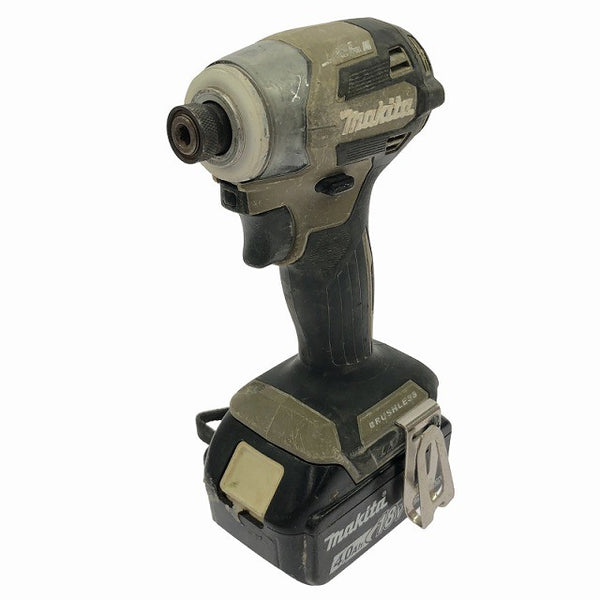 ☆中古品☆ makita マキタ 18V 充電式インパクトドライバ TD173D 本体+バッテリー2個(4.0Ah/6.0Ah)充電器+ケース134751 - 4
