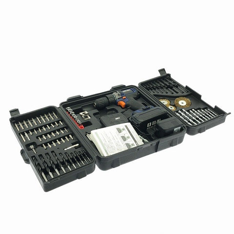 ☆美品☆平野商会 充電式ドリルドライバーセット HRN-234 バッテリ1個 充電器 ケース DIY117676 - 0