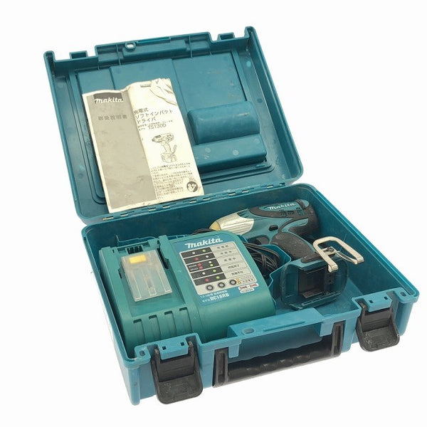 ☆中古品☆makita マキタ 14.4V 充電式ソフトインパクトドライバー TS130D 充電器(DC18RB) ケース付 コードレス バッテリー式120802 - 2