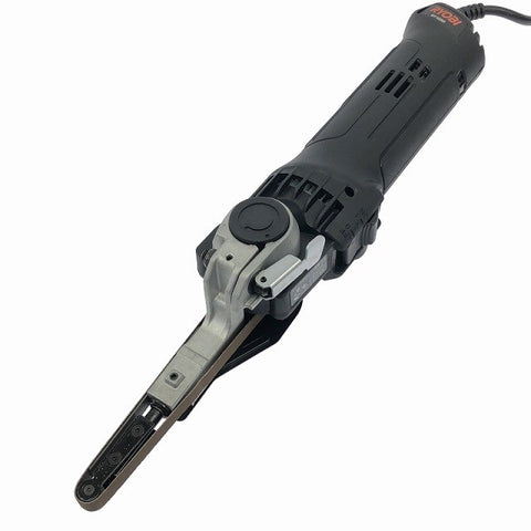 ☆極美品☆RYOBI リョービ 100V 電気やすり BY-1030 別売エンドレスベルト #120 #80 #40 説明書付 ベルトサンダー 研磨 電気ヤスリ117919 - 0