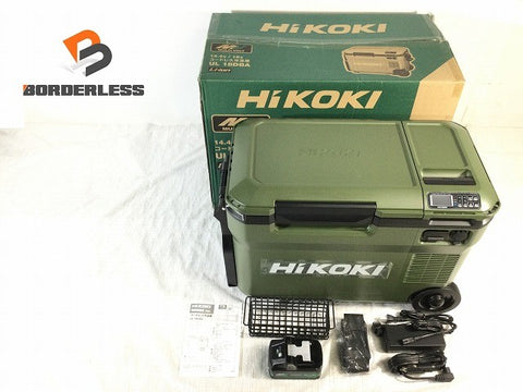 ☆未使用品☆HIKOKI ハイコーキ 14.4V/18V コードレス冷温庫 UL18DBA WMGZ バッテリ1個 付属品付 アウトドア キャンプ132933