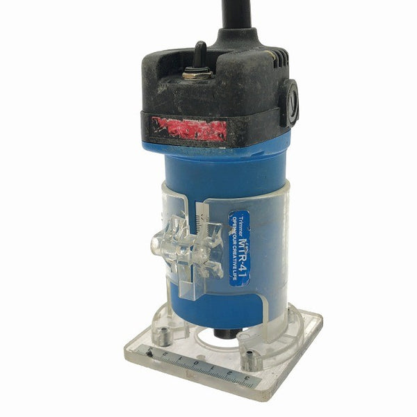 ☆中古品☆RYOBI リョービ 100V トリマー MTR-41 コード式 ルーター 木材加工 トリミング 穴あけ129116 - 4