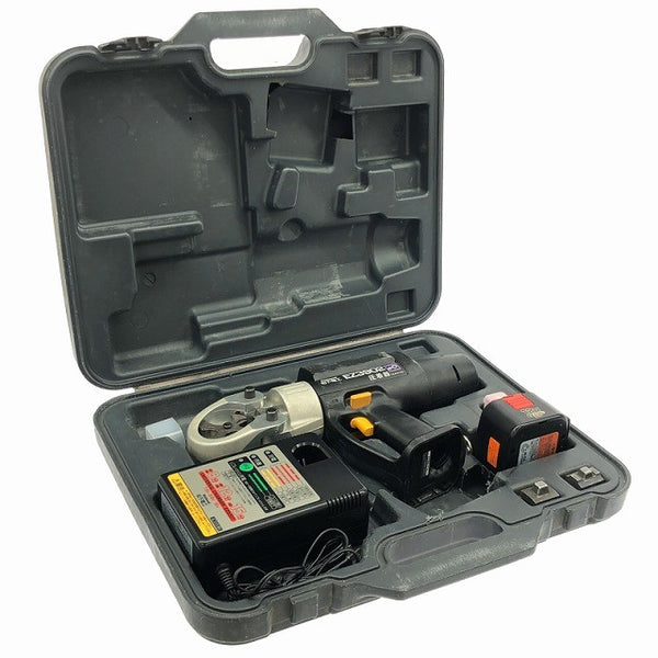 ☆中古品☆National ナショナル 12V 充電圧着器 EZ3902 バッテリ1個(12V2.0Ah) 充電器 ケース 充電式 圧着機 圧着工具 松下電工136315 - 2