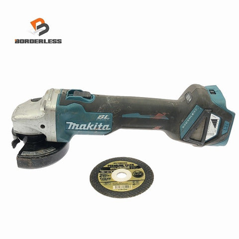 ☆中古品☆makita マキタ 18V 100mm 充電式ディスクグラインダー GA412D 本体のみ コードレス ディスクサンダー 研磨機118890