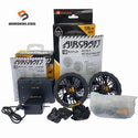 ☆未使用品セット☆BURTLE バートル 30V エアークラフト専用バッテリー AC10W(マット黒) ファンユニット AC10-1(ブラック)133858 - 1