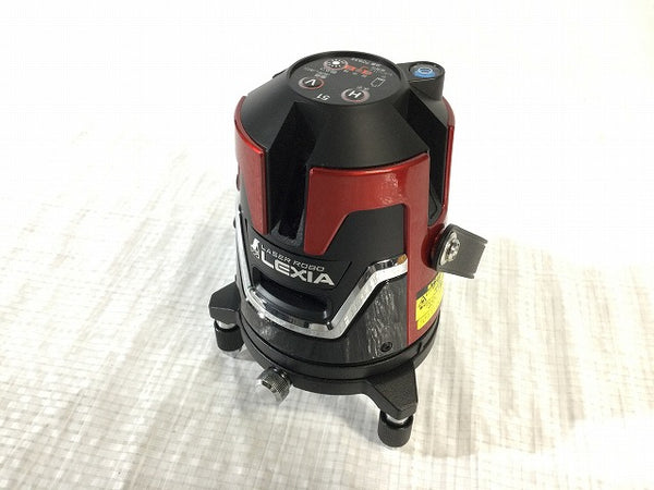 ☆未使用品☆SHINWA シンワ RASER ROBO LEXIA 51 No.70935 本体+パーツ+ケース レッド/赤 レーザーロボ レクシア 墨出器 墨出し107897 - 4