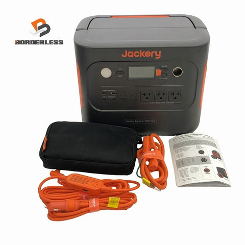 ☆中古美品☆Jackery ジャクリー ポータブル電源 1000 Plus JE-1000C 付属品付 モバイルバッテリー アウトドア キャンプ137217