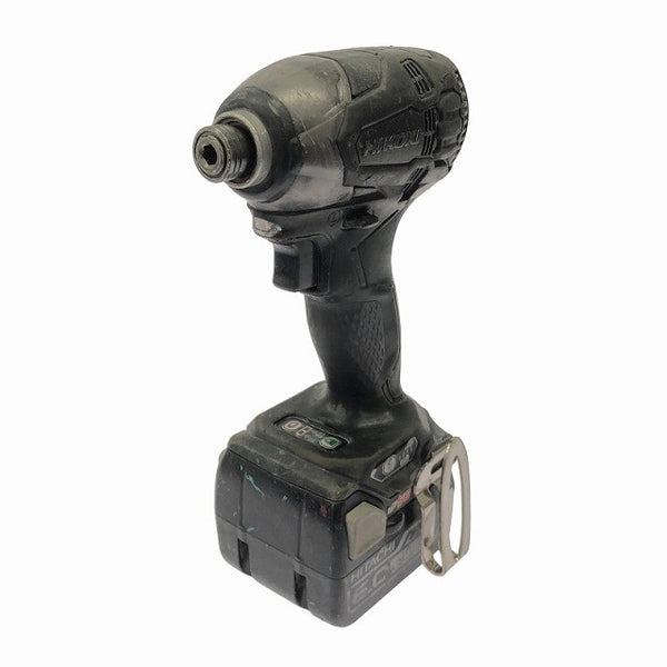 ☆中古品☆ HITACHI 日立工機 18V コードレスインパクトドライバー WH18DDL2 バッテリ2個(14.4V 6.0Ah)充電器+ケース 充電式122763 - 4