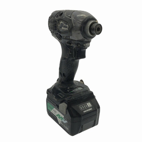 ☆中古品☆HiKOKI ハイコーキ 36V コードレスインパクトドライバー WH36DA バッテリ1個(36V2.5Ah) 充電器 ケース付 充電式117949 - 5