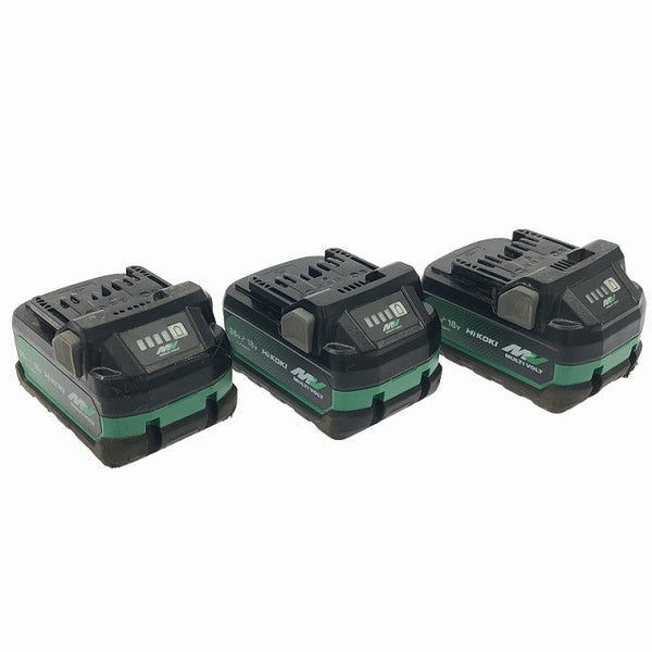 ☆中古品3個セット☆HiKOKI ハイコーキ 36V 2.5Ah 純正 マルチボルトバッテリー BSL36A18 リチウムイオンバッテリー 蓄電池117130 - 2