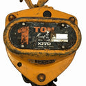 ☆中古品2個セット☆KITO キトー チェーンブロック CB010 M3形 荷重1.0ton/1ton 揚程2.5m 手動式 チェンブロック 吊り具 荷揚げ135813 - 8