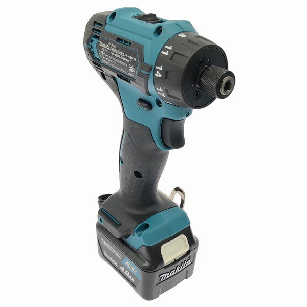 ☆中古美品☆makita マキタ 10.8V 充電式ドライバドリル DF033D バッテリ2個(4.0Ah1.5Ah) 充電器 ケース付 ドリルドライバー136994 - 5