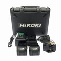 ☆中古品☆HIKOKI ハイコーキ 36V コードレスインパクトドライバ WH36DC 限定色(黒+金) バッテリ2個 充電器付 締付け 電動工具134227 - 3