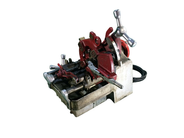 ☆中古品☆REX レッキス パイプマシン N40A3 ねじ切り ダイヘッド付き - 5