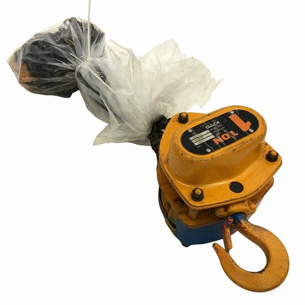 ☆中古品2個セット☆KITO キトー チェーンブロック M3形 CB010 荷重1.0ton/1ton 揚程2.5m 手動式 チェンブロック 吊り具 荷揚げ137277 - 5