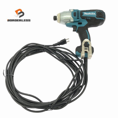 ☆美品☆makita マキタ 100V インパクトドライバ TD0220 電動工具 締め付け 日曜大工 DIY128063