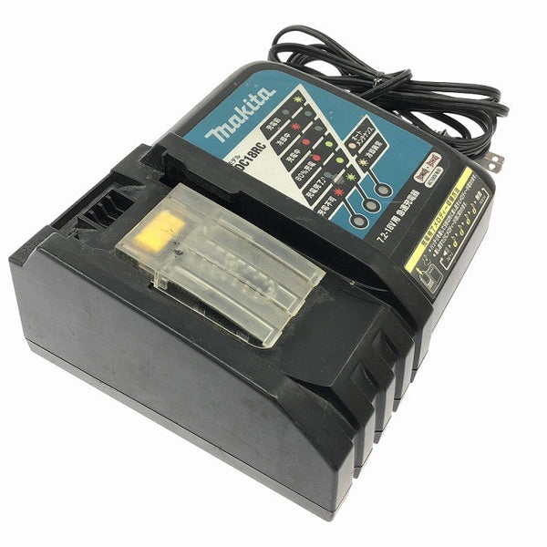 ☆中古品2個セット☆makita マキタ 7.2V～18V用 純正 急速充電器 DC18RC リチウムイオンバッテリー用 リチウムイオン電池用138256 - 2