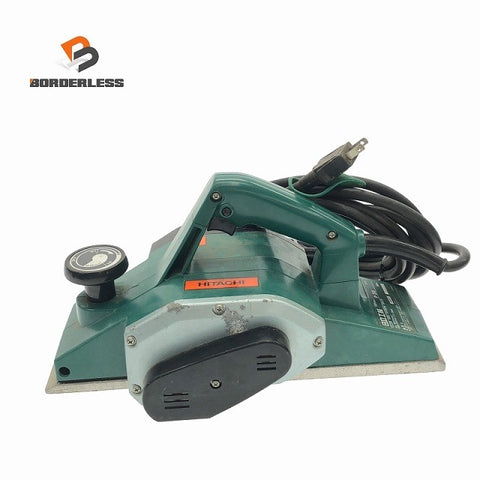 ☆中古品☆HITACHI 日立工機 100V 120mm 電動かんな P35 コード式 電気カンナ 電動カンナ 電気かんな 研削機 木材加工120430