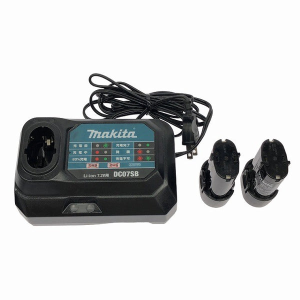 ☆中古品☆makita マキタ 7.2V 充電式ペンインパクトドライバー TD022DSHXB 黒/ブラック バッテリ2個(1.5Ah) 充電器 ケース付135321 - 9
