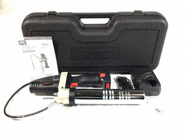 ☆未使用品☆ KTC ケーティーシー 18V コードレスグリースガンセット JTAE911 バッテリー1個 充電器 ケース 京都機械工具135876 - 3