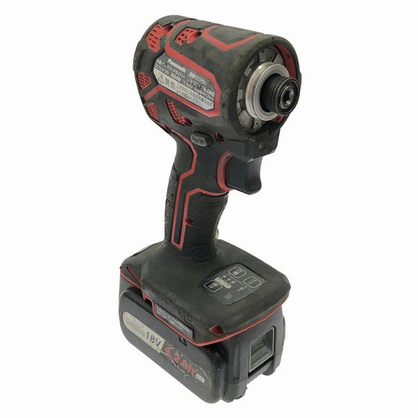 ☆中古品☆ Panasonic パナソニック 14.4V/18V 充電インパクトドライバー EZ1PD1 本体+バッテリー2個(4.2Ah)充電器+パーツ+ケース134758 - 5