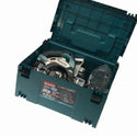 ☆未使用品☆makita マキタ 18V 125mm 充電式マルノコ HS474DRGX 青 バッテリ2個(6.0Ah) 充電器 ケース付 鮫肌 コードレス丸のこ133794 - 2