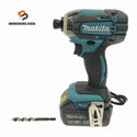 ☆中古品☆makita マキタ 18V 充電式インパクトドライバ 型番不明 バッテリー(18V 6.0Ah) 電動工具 締め付け137049 - 1