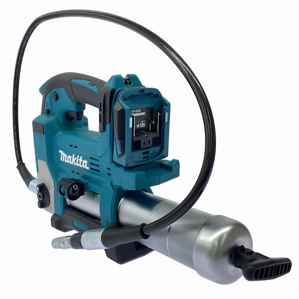 ☆未使用☆makita マキタ 18V 充電式グリスガン GP180DRG  本体+バレル+バッテリ2個(6.0Ah) コードレス グリースガン134297 - 7