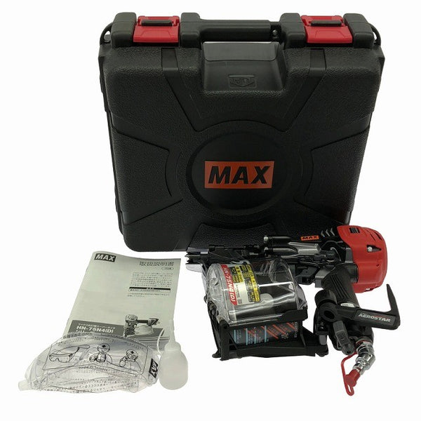 ☆未使用品☆MAX マックス 高圧 75mm 釘打機スーパーネイラ HN-75N4(D)-G コイルネイラ エア釘打ち機 エアーツール134231 - 3