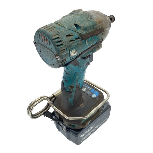 ☆中古品☆makita マキタ 18V 充電式インパクトレンチ TW300D バッテリー1個(18V 6.0Ah) 充電器 ケース付き118550 - 6