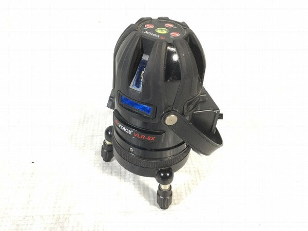 ☆中古品☆VOICE ヴォイス フルラインレーザー墨出し器 VLR-8X 受光器＋ケース付 レーザー墨出し機 光学測定器118024 - 5