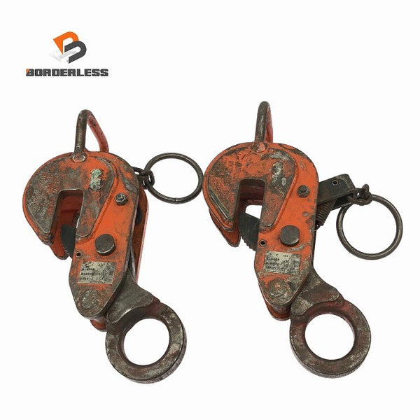 ☆中古品 2個セット☆JAPANCLAMP 日本クランプ 1.0t 横吊り専用クランプ ABA-1 2個 横つり 形鋼材 平板133324 - 1