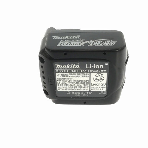☆未使用品 2個セット☆makita マキタ 14.4V 6.0Ah 純正リチウムイオンバッテリー BL1460B バッテリー残量確認 雪マーク118906 - 9