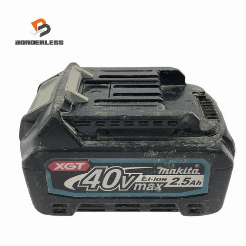 ☆中古品☆makita マキタ 40Vmax 2.5Ah 純正 リチウムイオンバッテリー BL4025 リチウムイオン電池 蓄電池 ※コメント有り132336