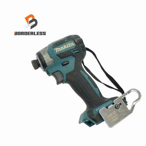 ☆中古品☆makita マキタ 18V 充電式インパクトドライバー TD173D 青/ブルー 本体のみ コードレス バッテリー式114292