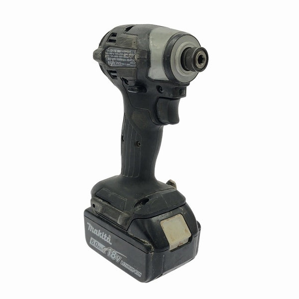 ☆中古品☆makita マキタ 18V 充電式インパクトドライバー TD173D バッテリー2個(18V 6.0Ah)付き ※充電回数14回と40回 締付け - 5